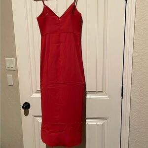 Lulus Vibrant Red Cocktail Dress with Spaghetti Straps EUC🫶